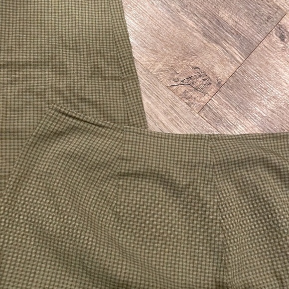 Sigrid Olsen Green Plaid‎ Crop Pants - Picture 4 of 7